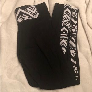 Barely worn tribal print leggings